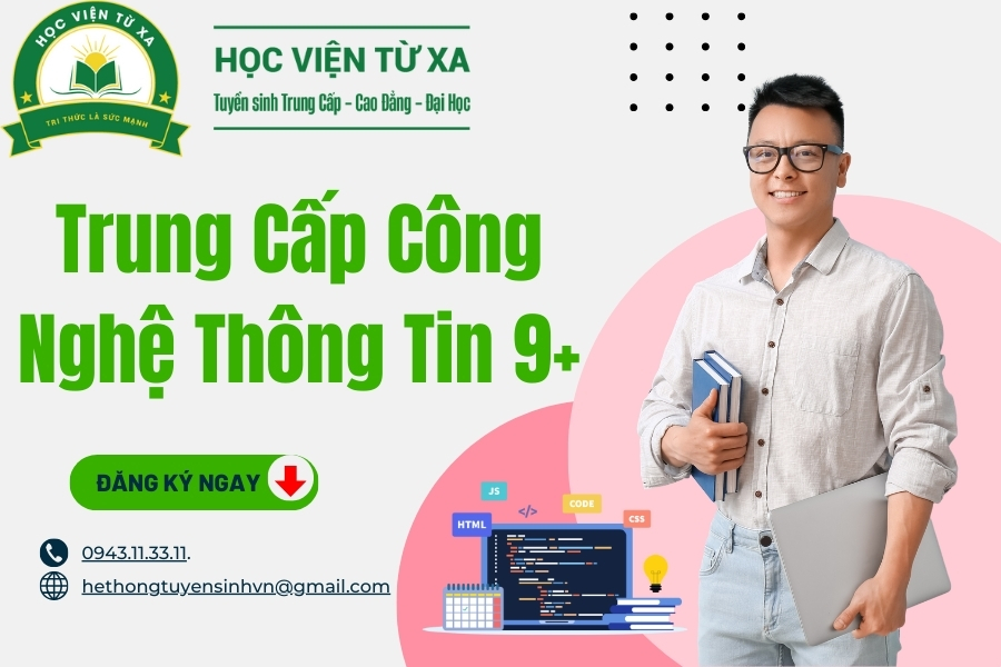 Khóa Học Trung Cấp Công Nghệ Thông Tin 9+