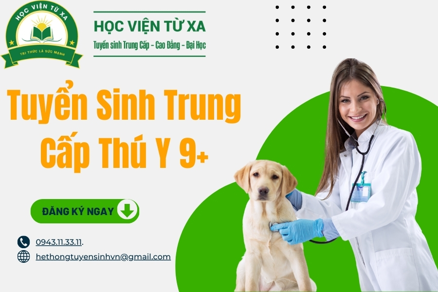 Khóa Học Trung Cấp Thú Y 9+