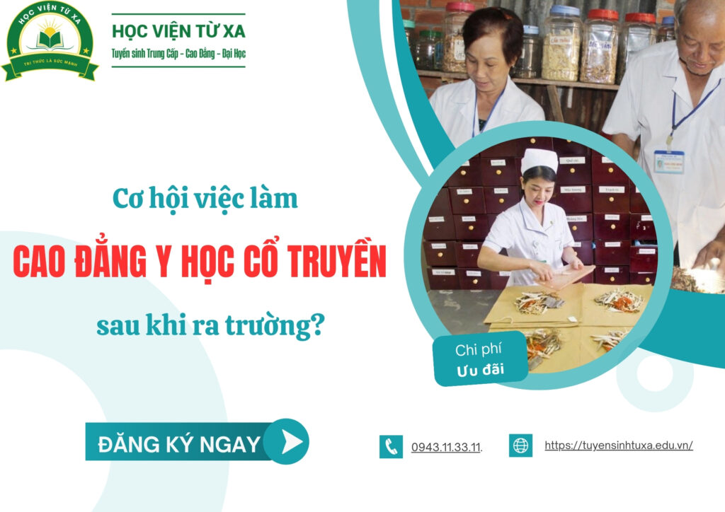 Cơ hội việc làm Cao đẳng Y Học Cổ Truyền hiện nay?