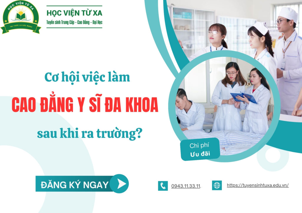 Cơ hội việc làm Cao đẳng Y sĩ đa khoa hiện nay?