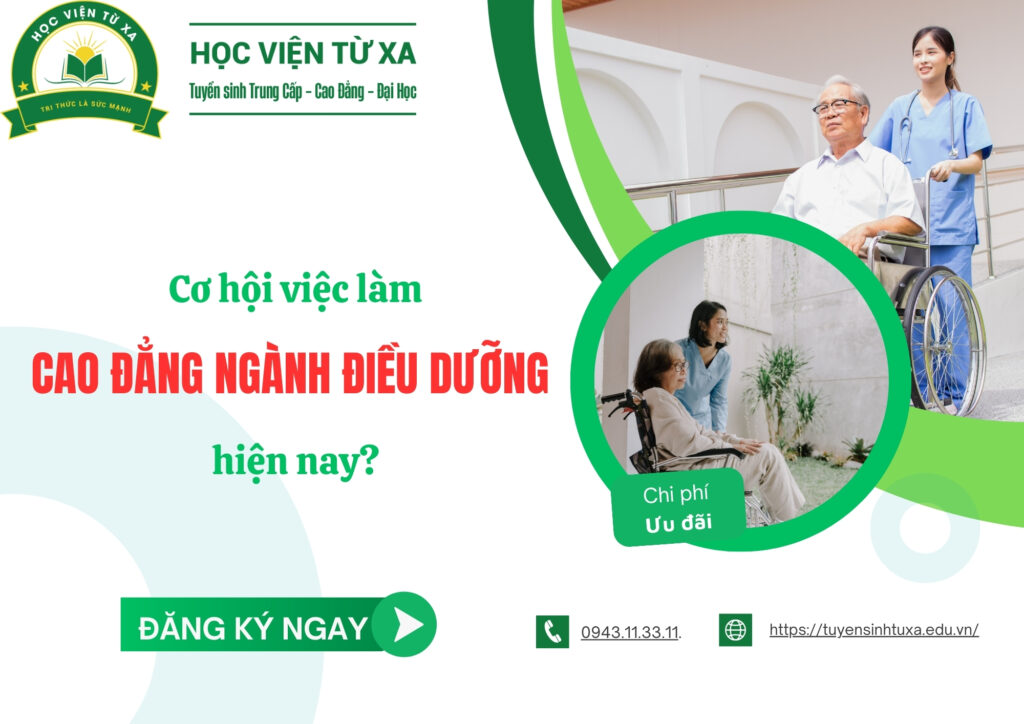 Cơ hội việc làm Cao đẳng ngành Điều Dưỡng hiện nay?