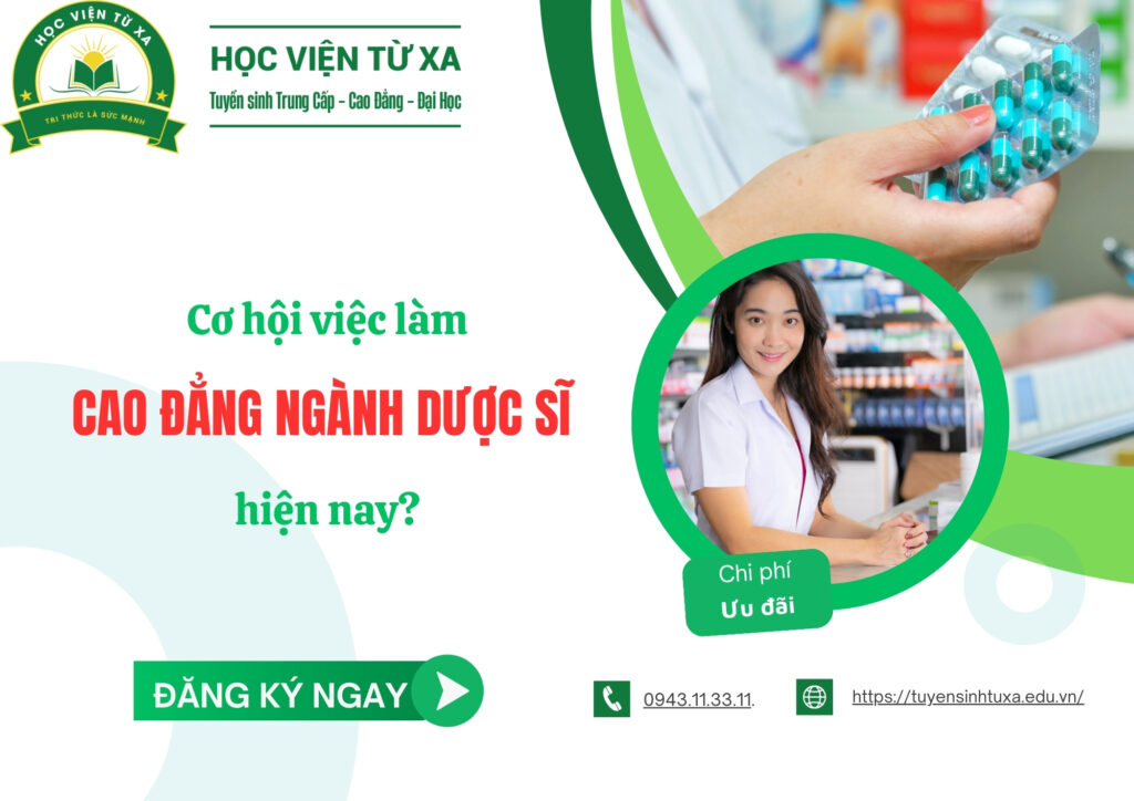 Cơ hội việc làm Cao đẳng ngành Dược sĩ hiện nay?