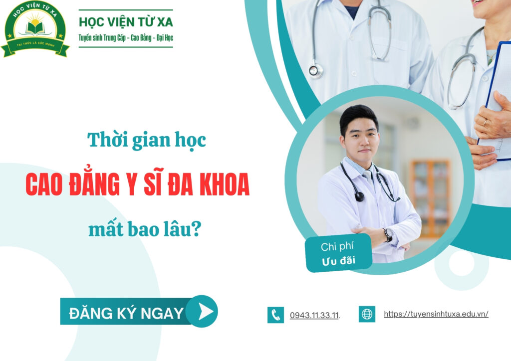 Thời gian học Cao Đẳng Y Sĩ Đa Khoa Là bao lâu?