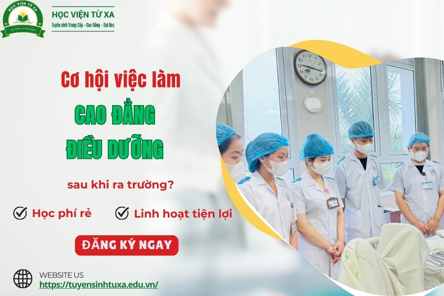Cơ hội việc làm cao đẳng Điều dưỡng sau khi ra trường?