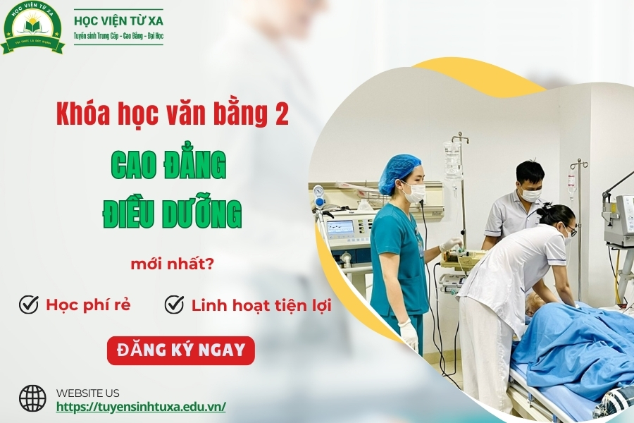 Khóa học văn bằng 2 Cao đẳng Điều dưỡng mới nhất