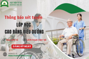Thông báo xét tuyển lớp học Cao đẳng Điều dưỡng mới nhất