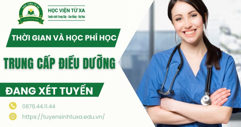 Thời gian và học phí học Trung cấp Điều dưỡng