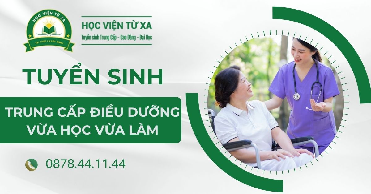 Tuyển sinh Trung cấp Điều dưỡng vừa học vừa làm