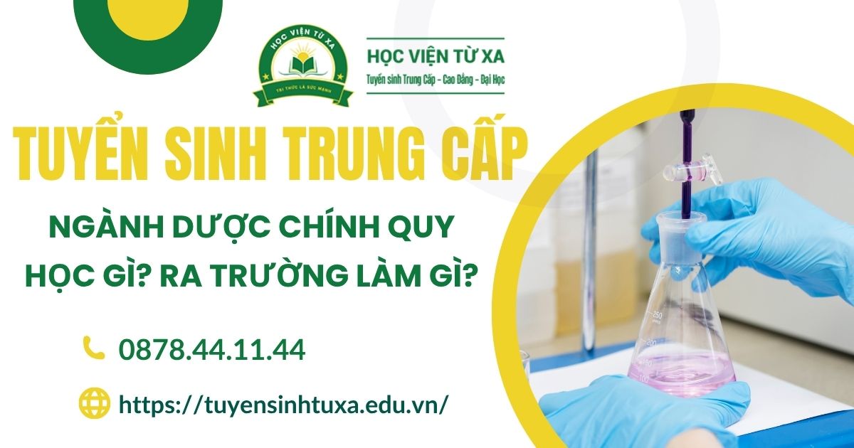 Tuyển sinh Trung cấp Dược chính quy