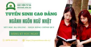 Tuyển sinh Cao đẳng Tiếng Nhật