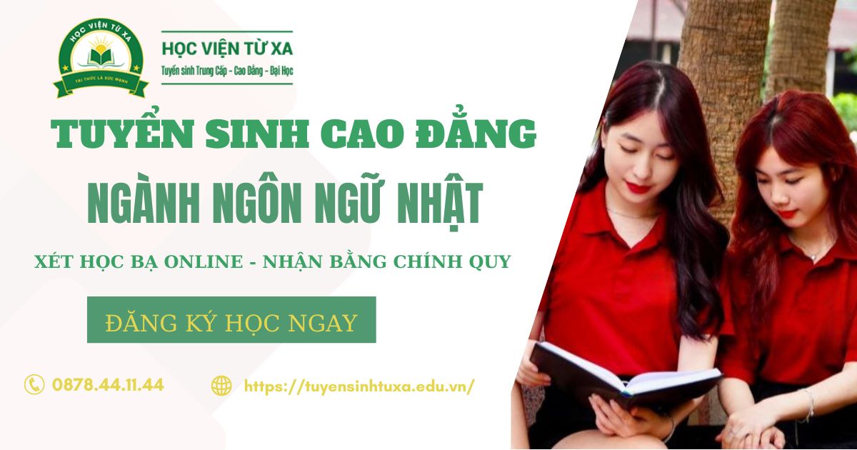 Tuyển sinh Cao đẳng Tiếng Nhật