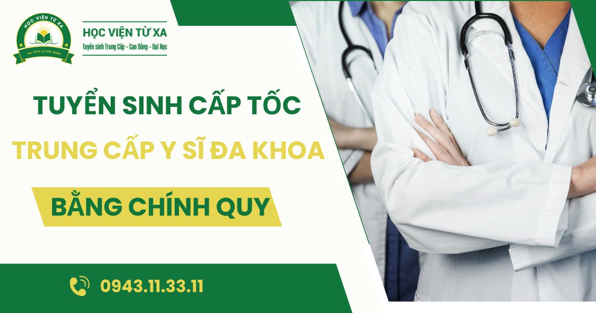 Đăng ký học Trung cấp Y sĩ đa khoa cấp tốc mới nhất