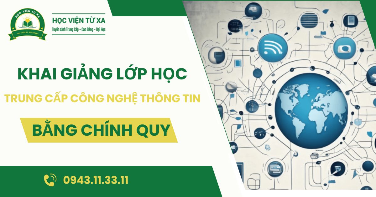 Khai giảng lớp học Trung cấp Công nghệ thông tin tại Bình Phước