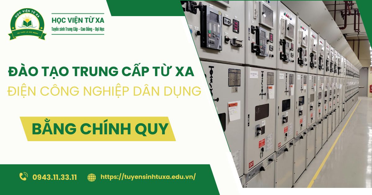 Nơi đào tạo Trung cấp Điện công nghiệp dân dụng Từ xa tại TPHCM
