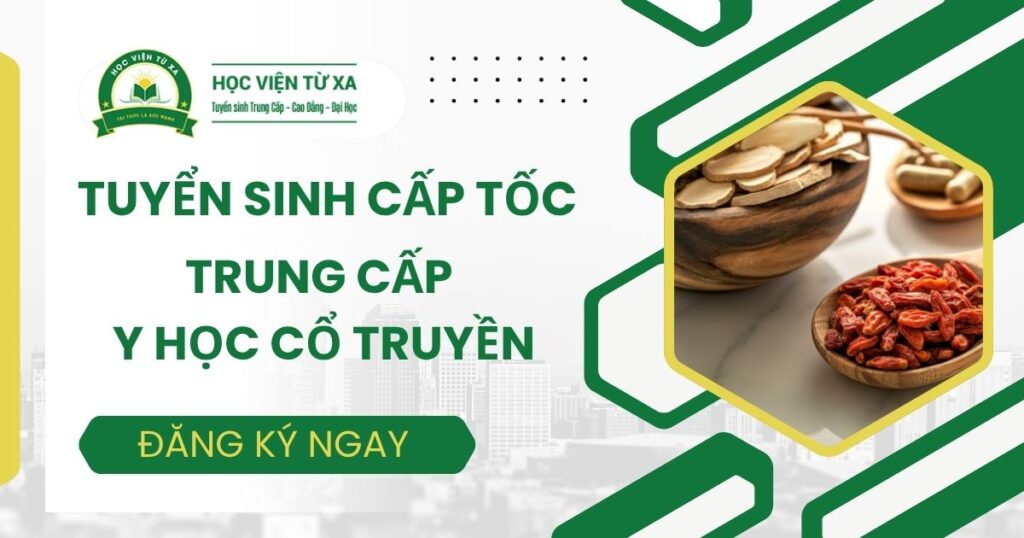 Tuyển sinh Trung cấp Y học cổ truyền Cấp tốc mới nhất