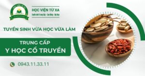 Tuyển sinh Trung cấp Y học cổ truyền Vừa học vừa làm mới nhất