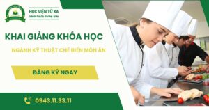 Ngành Kỹ thuật chế biến món ăn là gì?