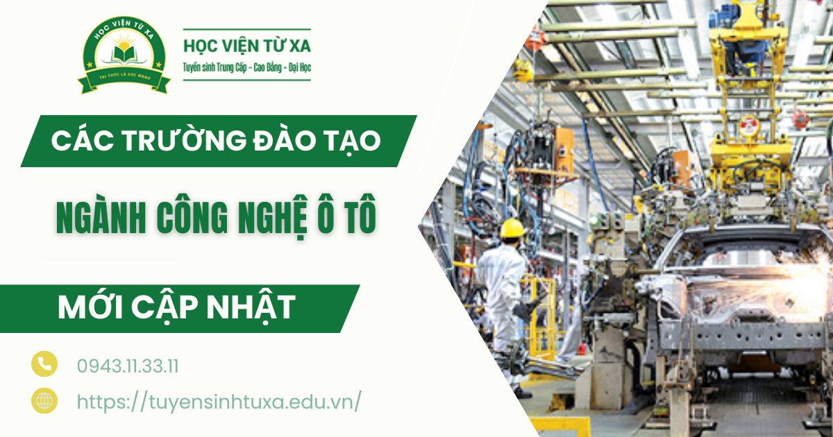 Các trường đào tạo ngành Công nghệ ô tô tại Long An