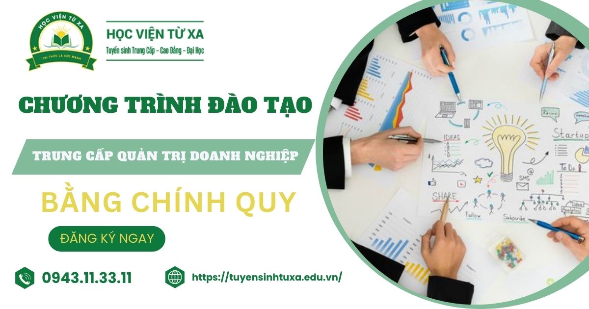 Chương trình đào tạo Trung cấp Quản trị doanh nghiệp