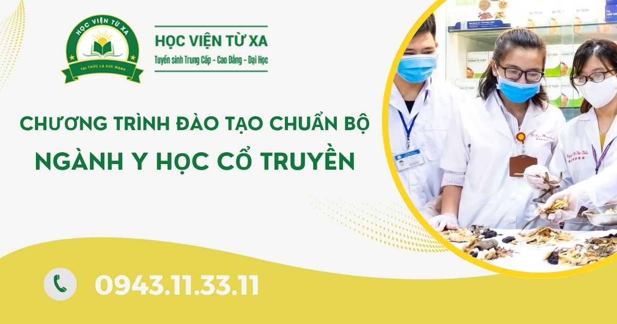 Chương trình đào tạo Trung cấp Y học cổ truyền chuẩn Bộ