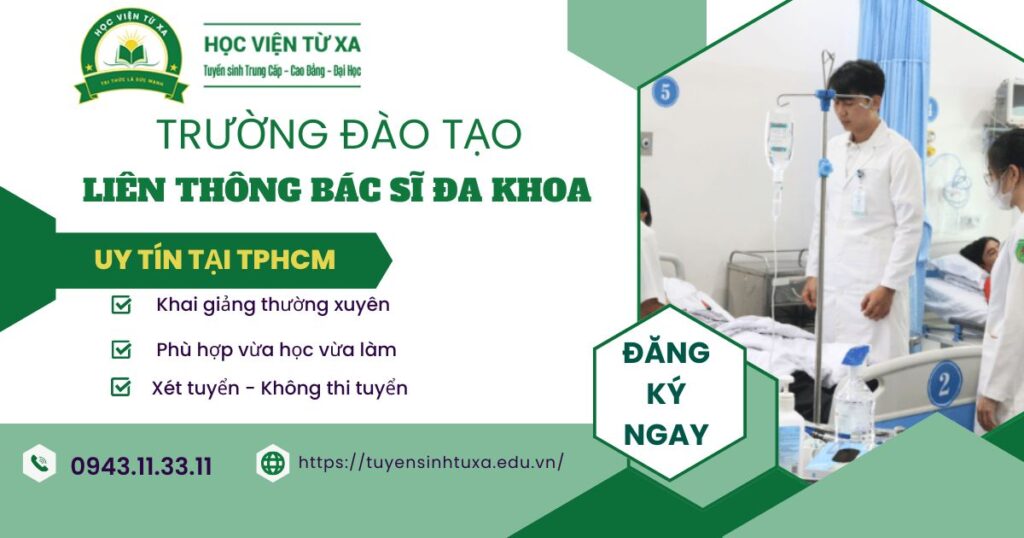 Trường đào tạo liên thông bác sĩ Y khoa