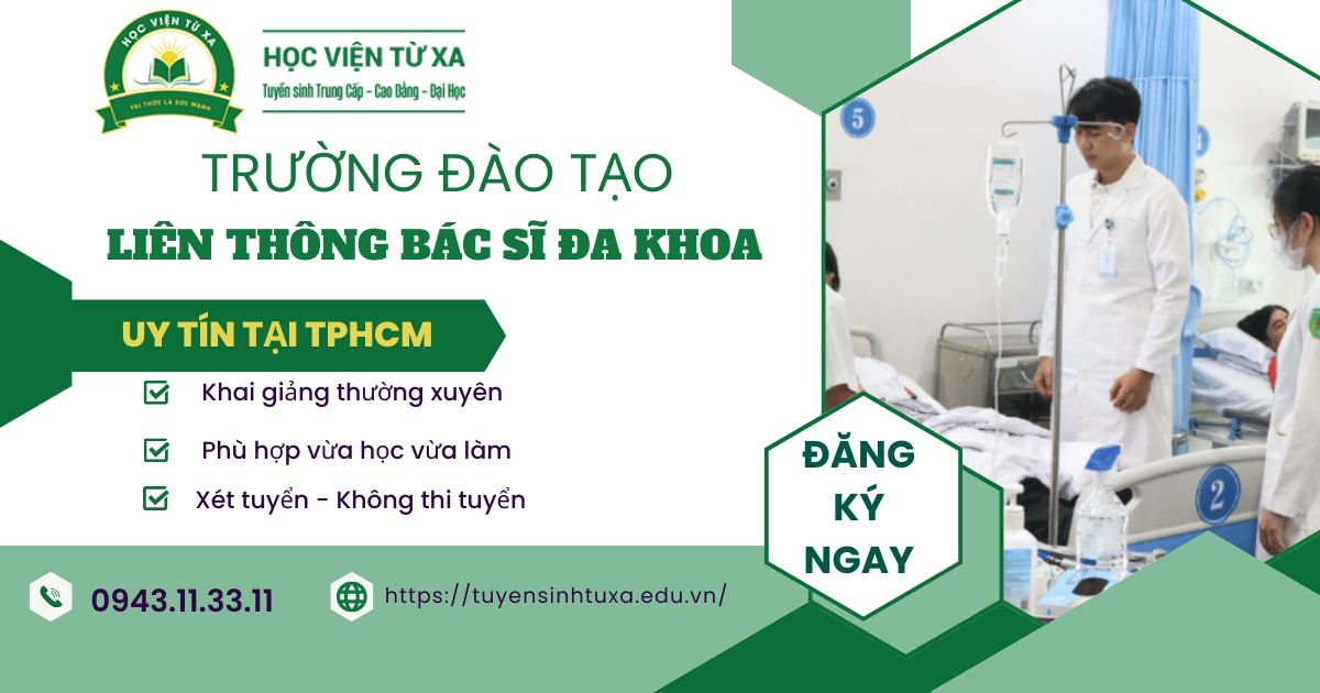 Trường đào tạo liên thông bác sĩ Y khoa