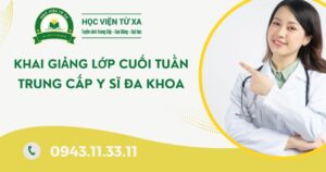 Khai giảng Trung cấp Y sĩ đa khoa học cuối tuần dành cho người bận rộn