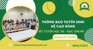 Trường Cao đẳng xét học bạ