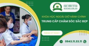 Khóa học Trung cấp Chăm sóc sắc đẹp học ngoài giờ hành chính dành cho người bận rộn