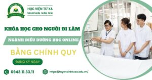 Khóa học ngành Điều dưỡng học online dành cho người đi làm