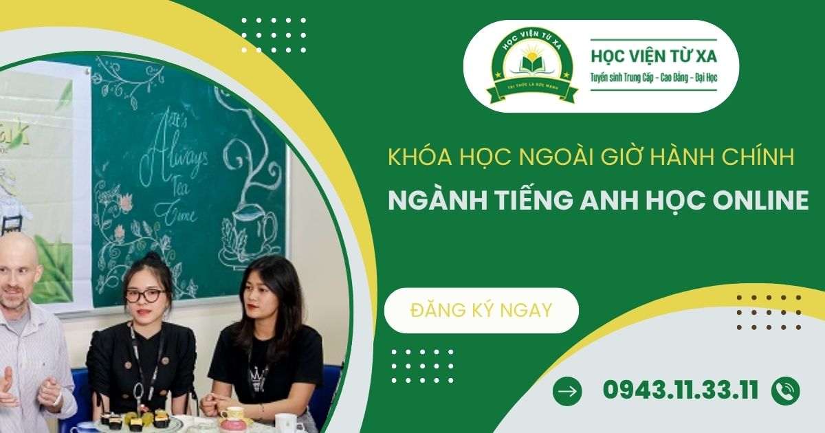 Khóa học ngành Tiếng Anh học online dành cho người đi làm