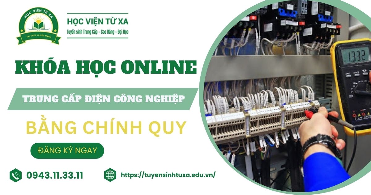 Học Trung cấp Điện công nghiệp Online ở đâu TPHCM uy tín?